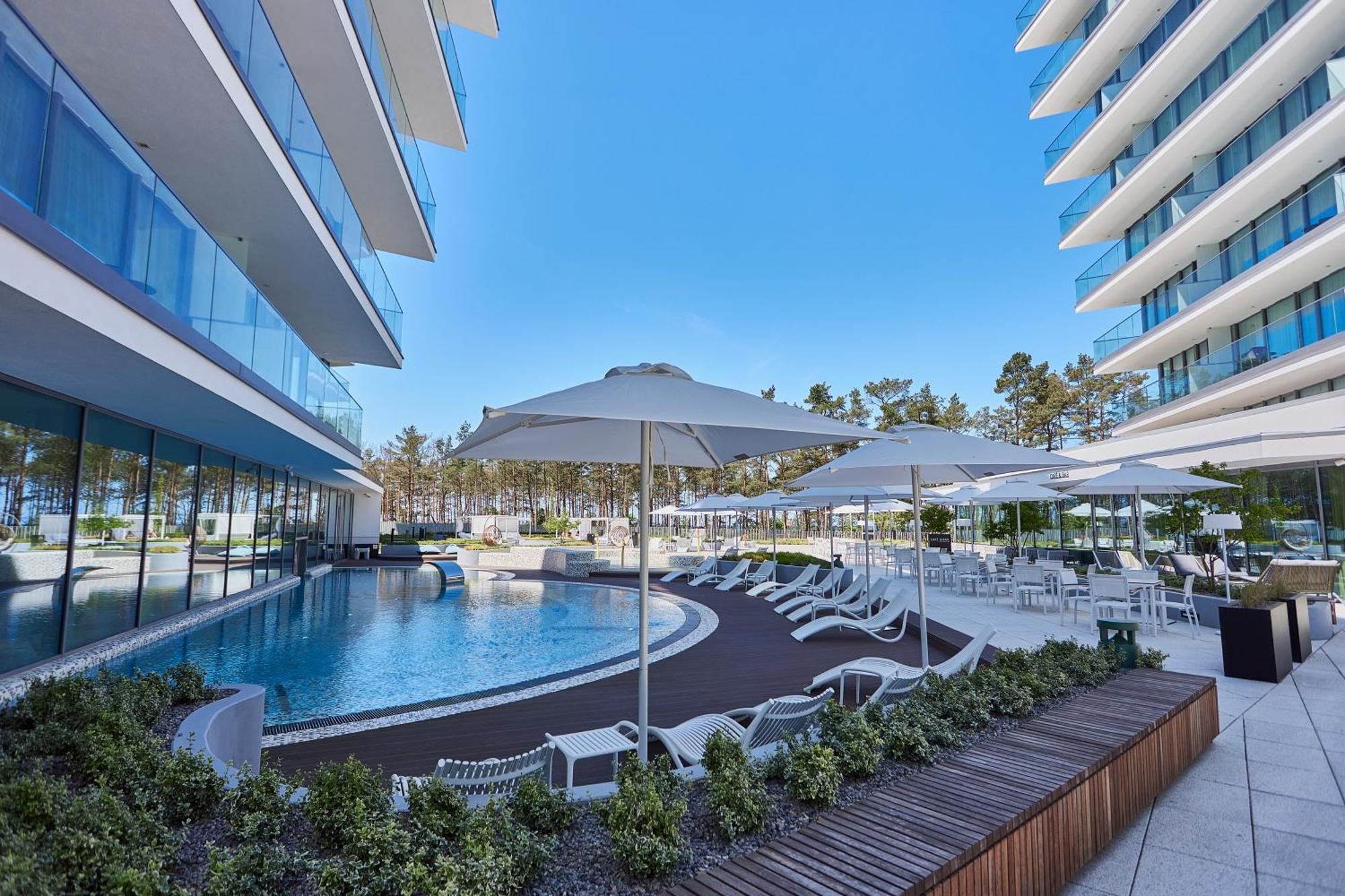 Wave Prestige Sea View - Spa&Pools Miedzyzdroje Bagian luar foto