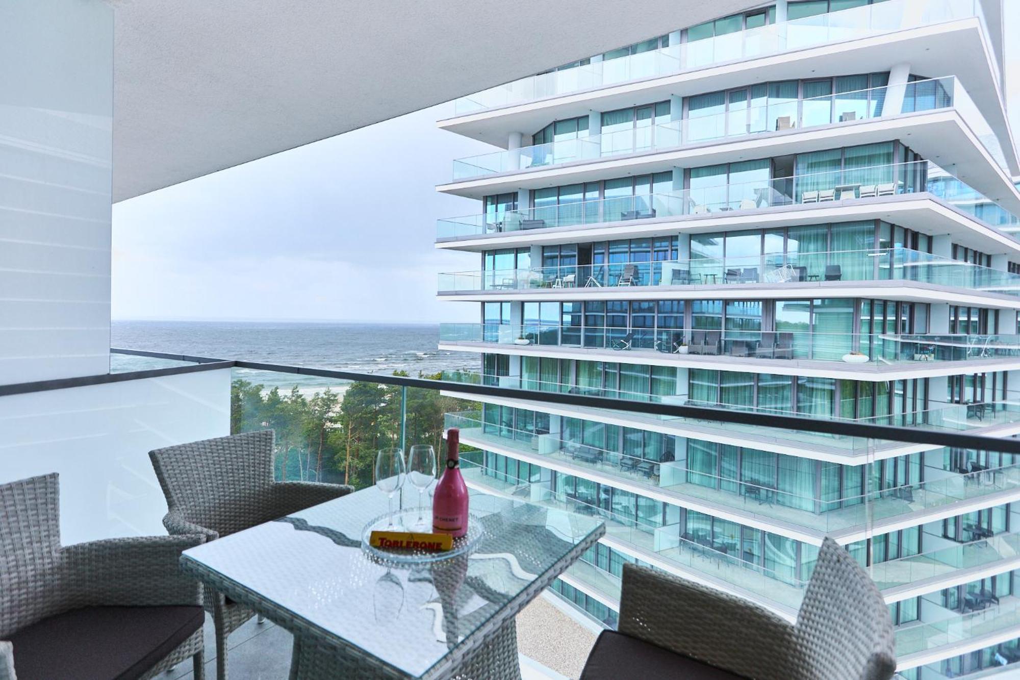 Wave Prestige Sea View - Spa&Pools Miedzyzdroje Bagian luar foto